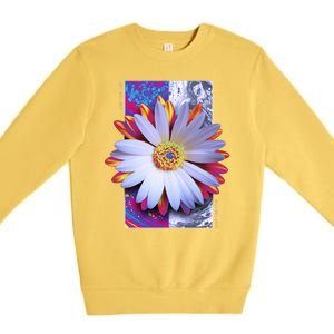 Holographic Lily Flower Premium Crewneck Sweatshirt