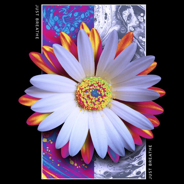 Holographic Lily Flower Cooling Performance Crew T-Shirt