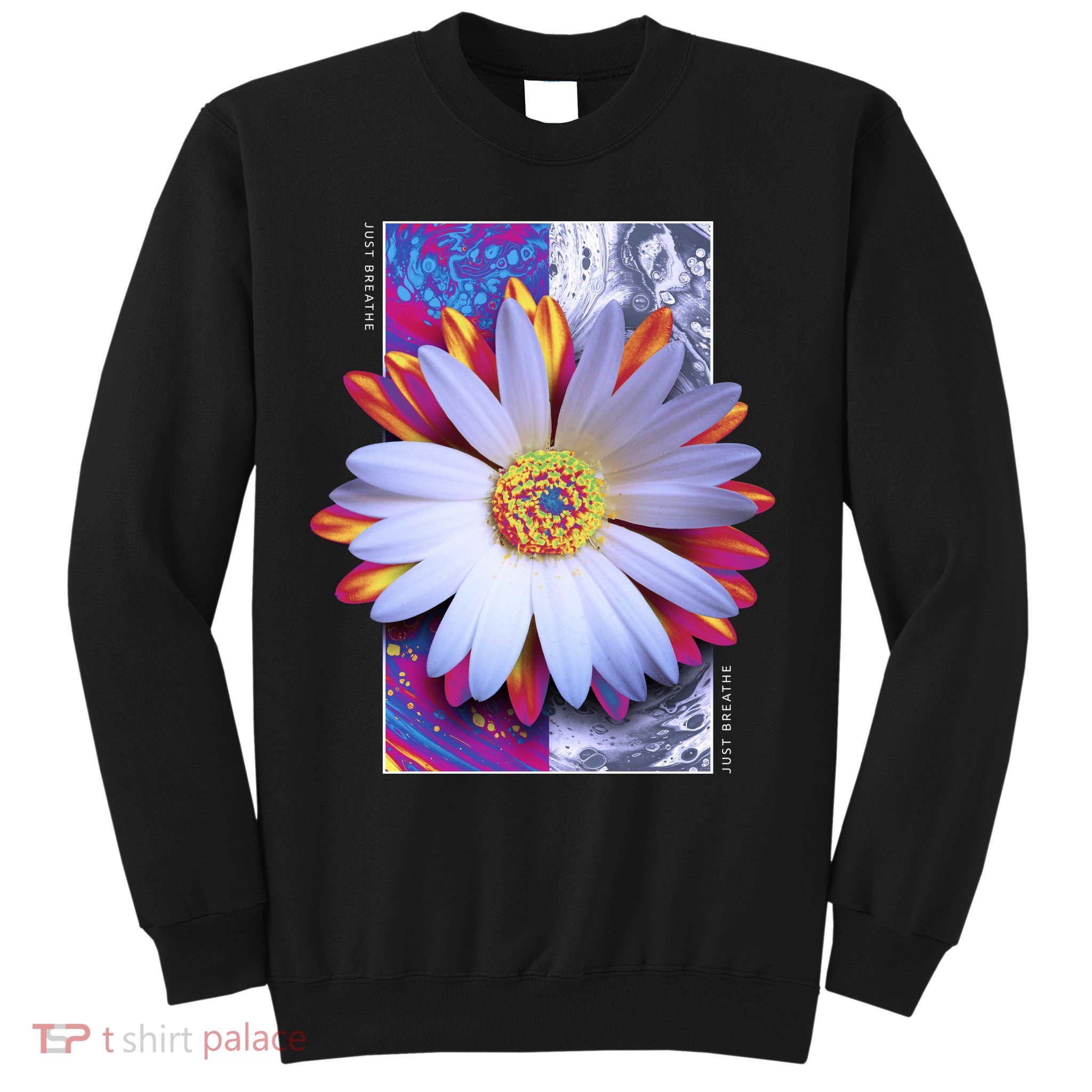 Holographic Lily Flower Sweatshirt
