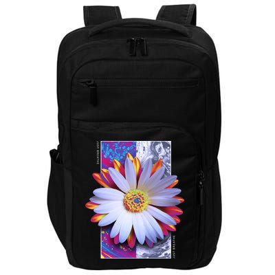 Holographic Lily Flower Impact Tech Backpack