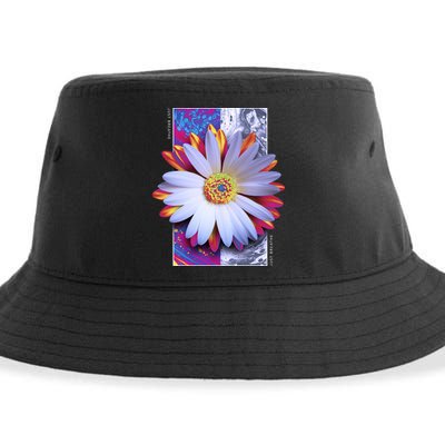 Holographic Lily Flower Sustainable Bucket Hat