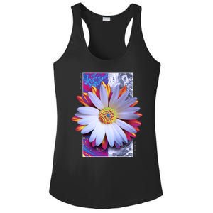 Holographic Lily Flower Ladies PosiCharge Competitor Racerback Tank