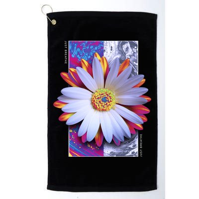 Holographic Lily Flower Golf Towel