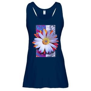 Holographic Lily Flower Ladies Essential Flowy Tank