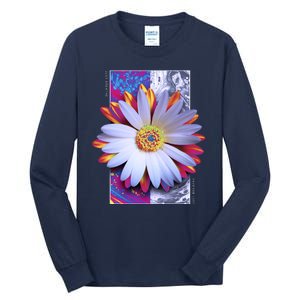 Holographic Lily Flower Tall Long Sleeve T-Shirt