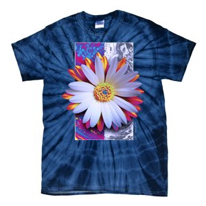 Holographic Lily Flower Tie-Dye T-Shirt