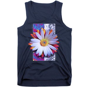 Holographic Lily Flower Tank Top