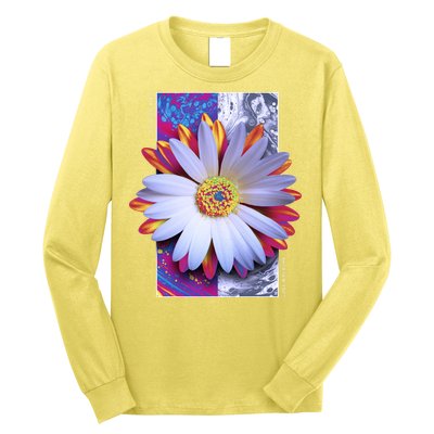 Holographic Lily Flower Long Sleeve Shirt