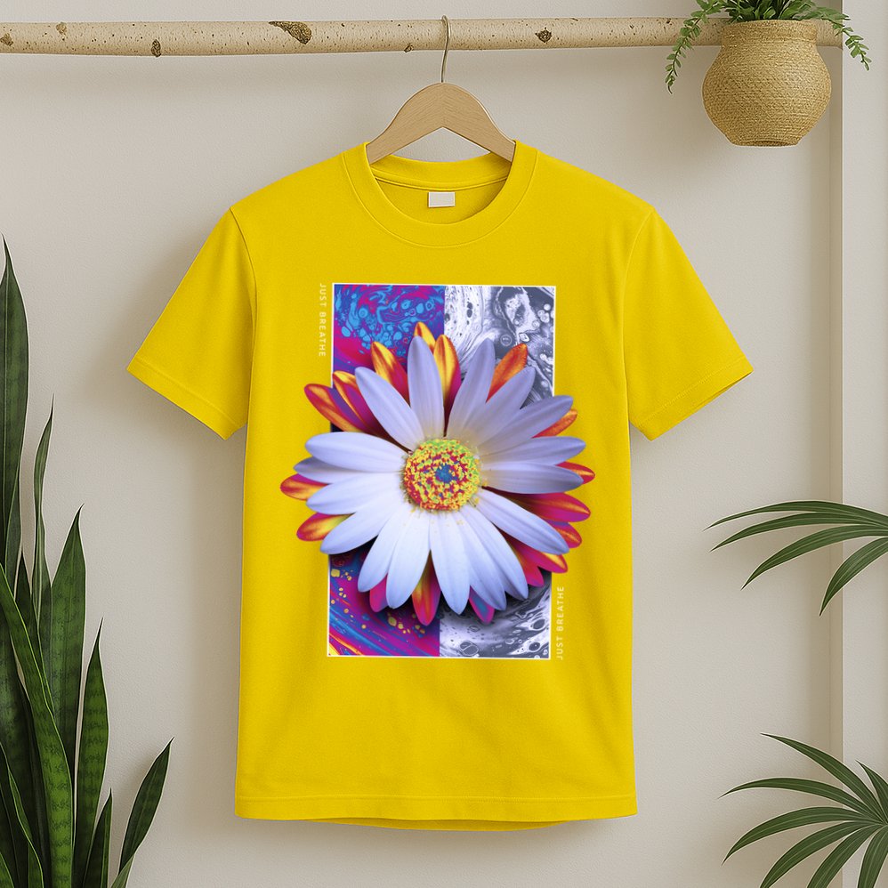Holographic Lily Flower T-Shirt