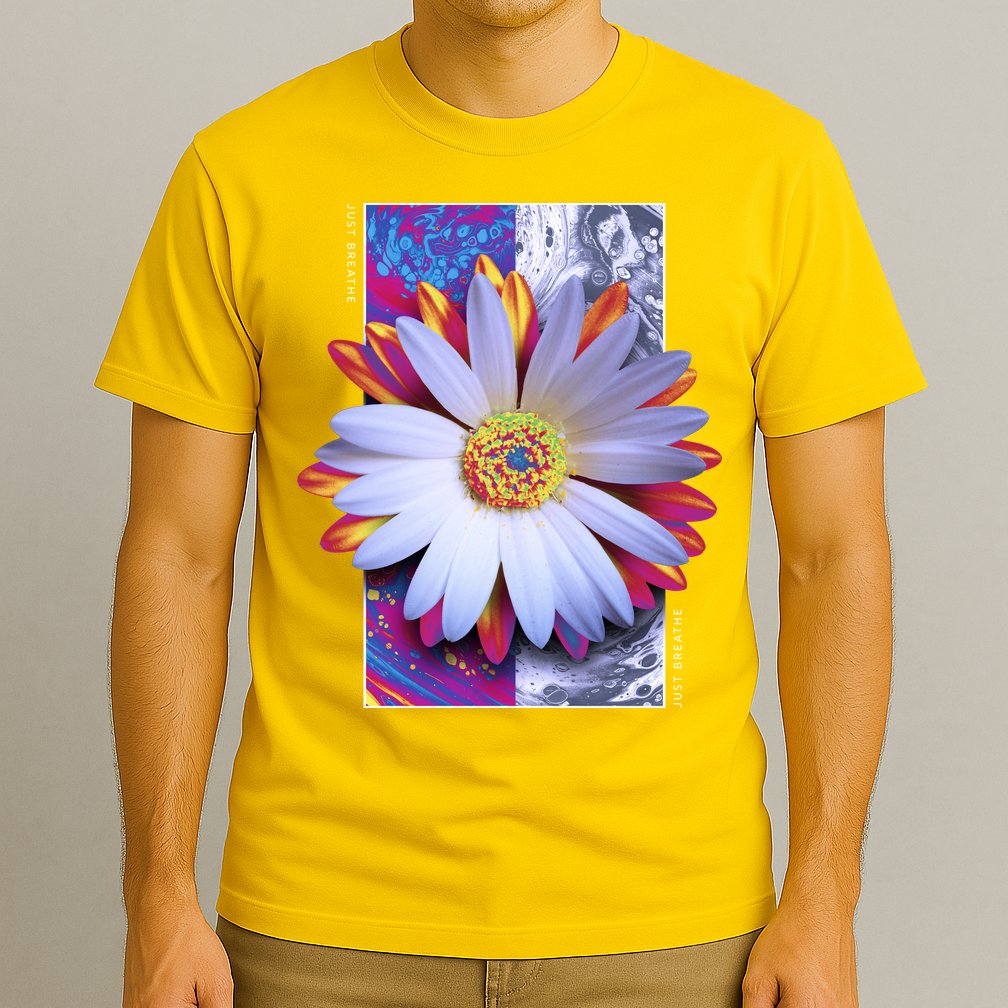 Holographic Lily Flower T-Shirt