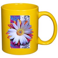 Holographic Lily Flower 11oz C Handle Ceramic Mug
