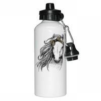 Horse Leopard Face Horseback Riding Horse Lover Aluminum Water Bottle