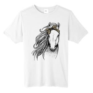 Horse Leopard Face Horseback Riding Horse Lover Tall Fusion ChromaSoft Performance T-Shirt