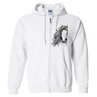 Horse Leopard Face Horseback Riding Horse Lover Full Zip Hoodie