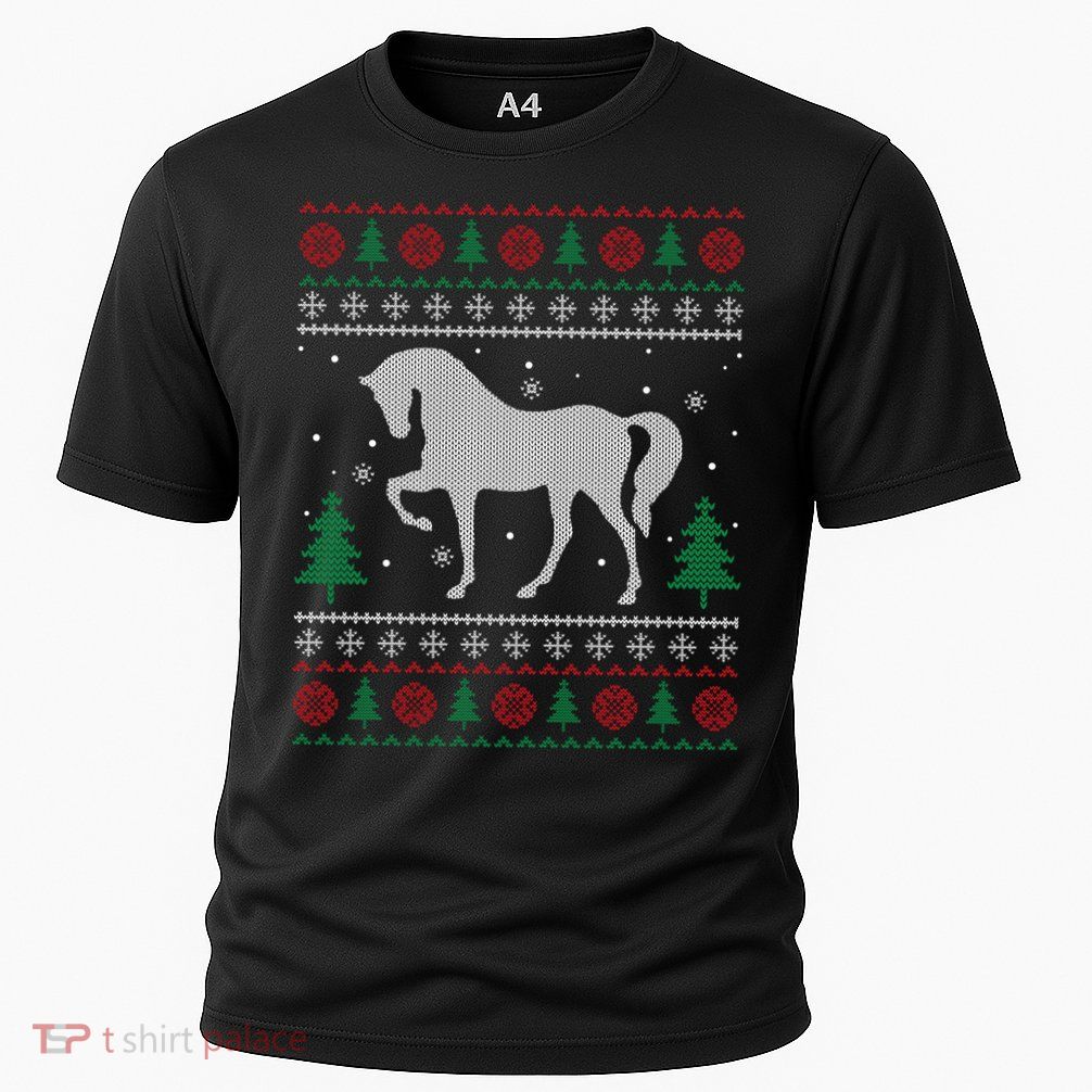 Horse Lover Funny Gift Horse Ugly Sweater Christmas Xmas Gift Performance Shirt