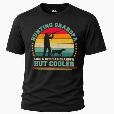 Hunting Lover Funny Vintage Hunting Grandpa Fathers Day Gift Performance Shirt