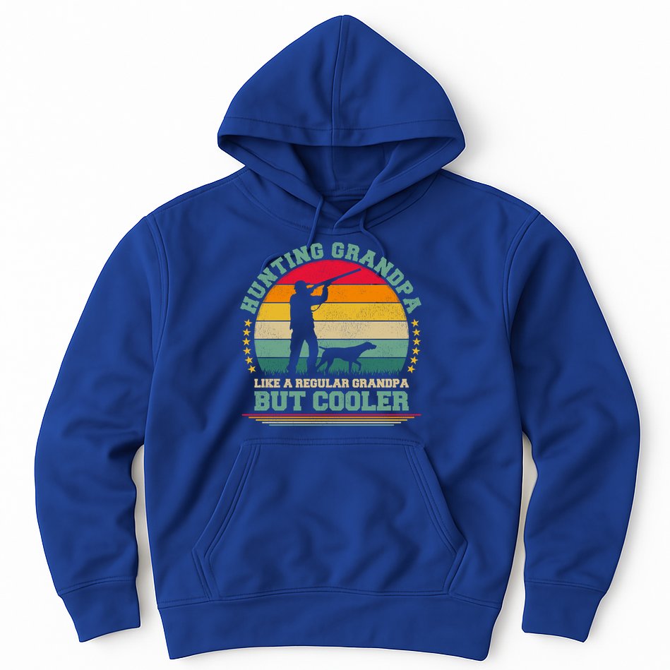Hunting Lover Funny Vintage Hunting Grandpa Fathers Day Gift Hoodie