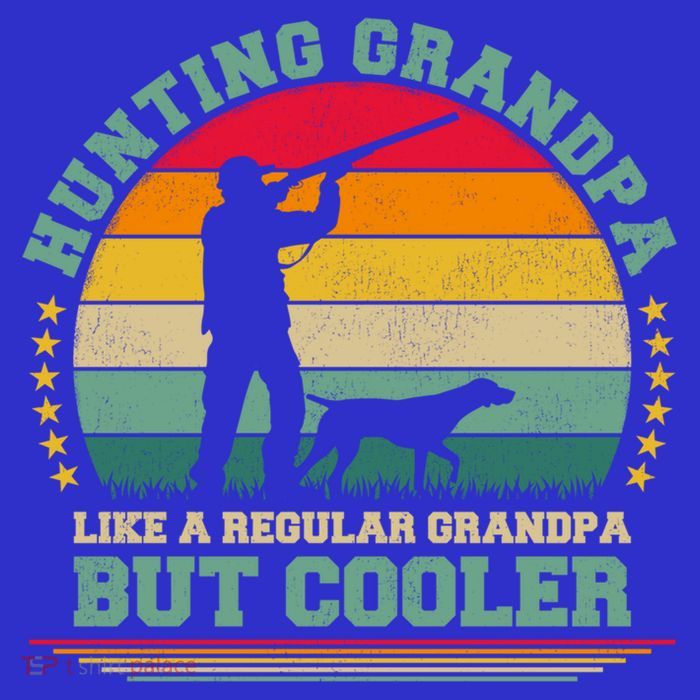 Hunting Lover Funny Vintage Hunting Grandpa Fathers Day Gift Tall T-Shirt