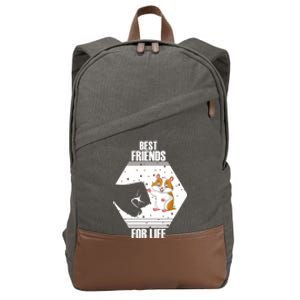 Hamster Lover Great Gift Cotton Canvas Backpack