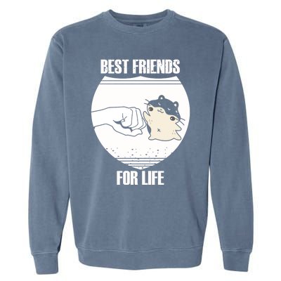 Hamster Lover Great Gift Garment-Dyed Sweatshirt