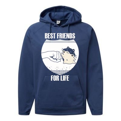 Hamster Lover Great Gift Performance Fleece Hoodie