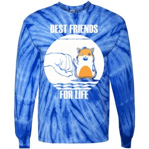 Hamster Lover Gift Tie-Dye Long Sleeve Shirt