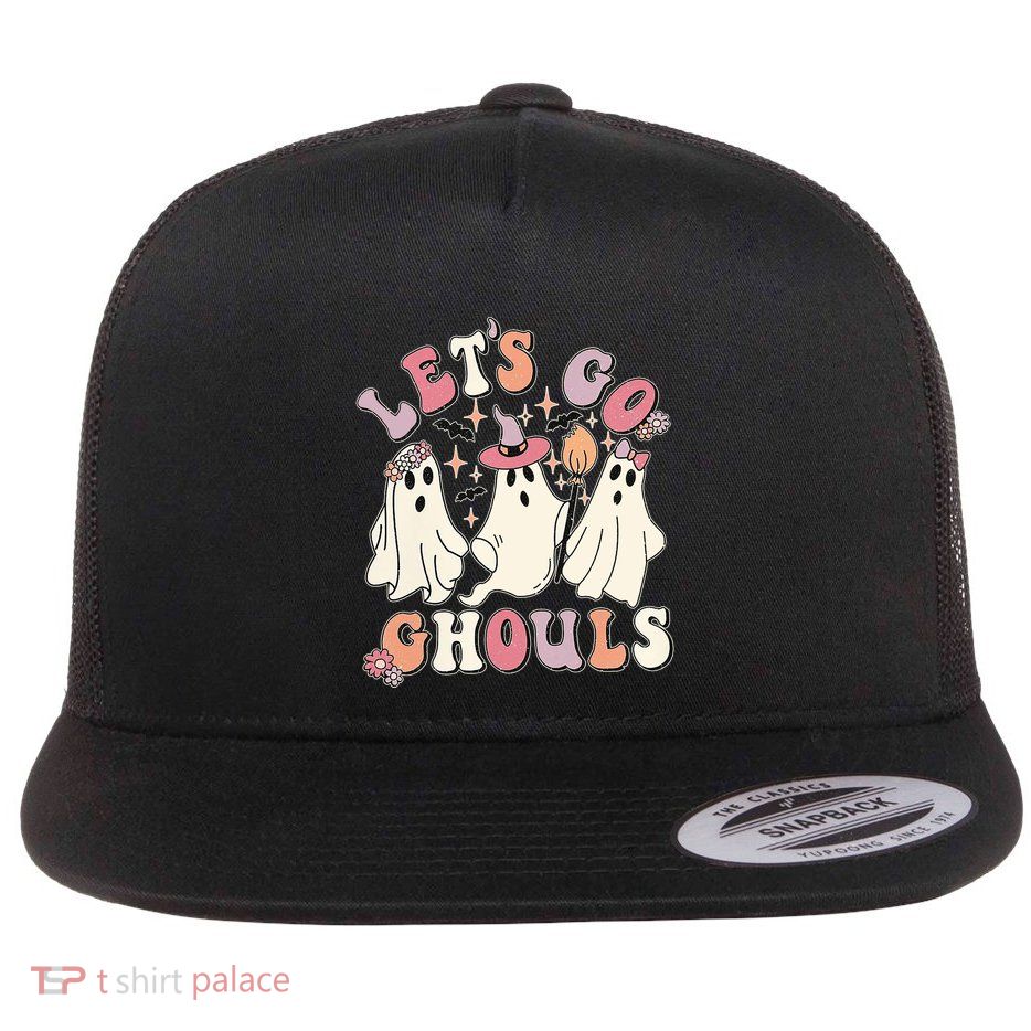 Halloween LetS Go Ghouls Flatbill Hat