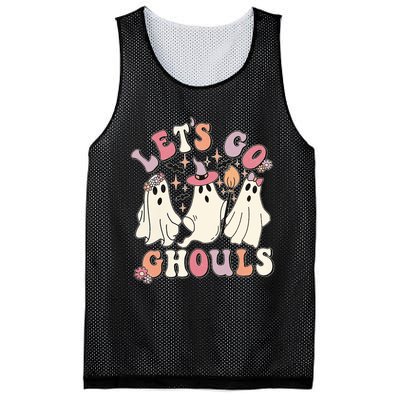 Halloween LetS Go Ghouls Mesh Reversible Basketball Jersey Tank