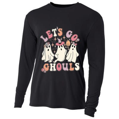 Halloween LetS Go Ghouls Cooling Performance Long Sleeve Crew