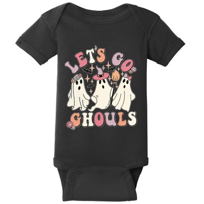 Halloween LetS Go Ghouls Baby Bodysuit