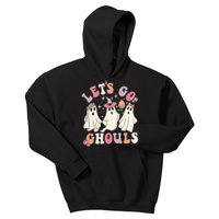 Halloween LetS Go Ghouls Kids Hoodie