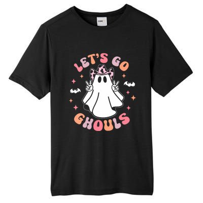 Halloween Lets Go Ghouls Ghost Retro Costume Tall Fusion ChromaSoft Performance T-Shirt