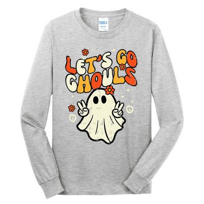 Halloween Lets Go Ghouls Ghost Tall Long Sleeve T-Shirt