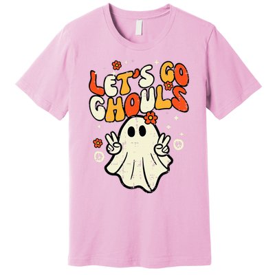 Halloween Lets Go Ghouls Ghost Premium T-Shirt