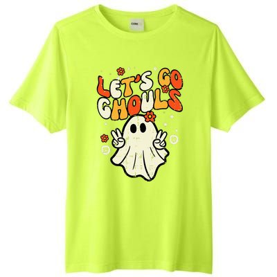 Halloween Lets Go Ghouls Ghost Tall Fusion ChromaSoft Performance T-Shirt