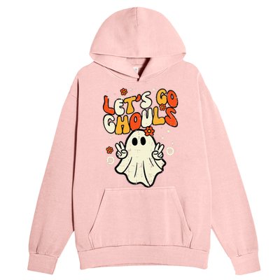 Halloween Lets Go Ghouls Ghost Urban Pullover Hoodie