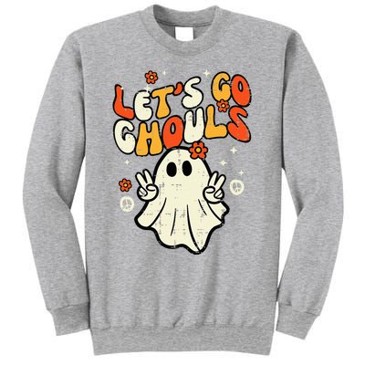 Halloween Lets Go Ghouls Ghost Sweatshirt