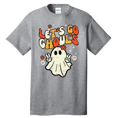 Halloween Lets Go Ghouls Ghost Tall T-Shirt