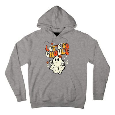 Halloween Lets Go Ghouls Ghost Tall Hoodie