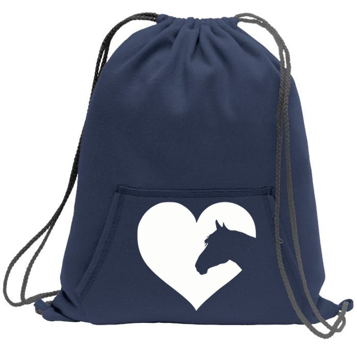 Horse lover gift for girl & wo who love horses Sweatshirt Cinch Pack Bag