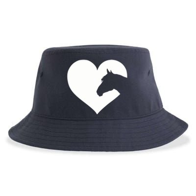 Horse lover gift for girl & wo who love horses Sustainable Bucket Hat