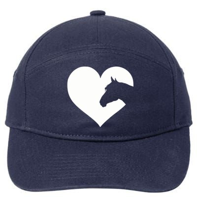 Horse lover gift for girl & wo who love horses 7-Panel Snapback Hat