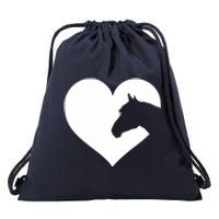 Horse lover gift for girl & wo who love horses Drawstring Bag