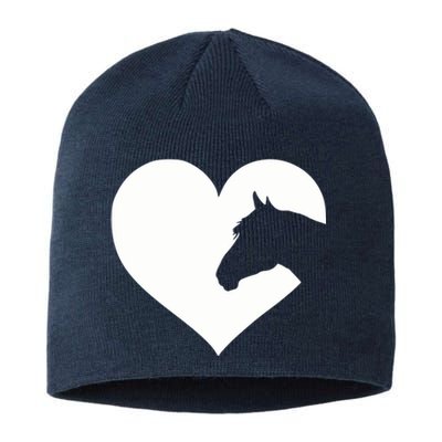 Horse lover gift for girl & wo who love horses Sustainable Beanie