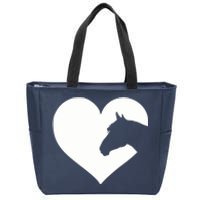 Horse lover gift for girl & wo who love horses Zip Tote Bag