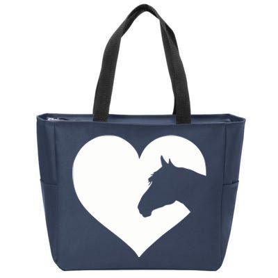 Horse lover gift for girl & wo who love horses Zip Tote Bag