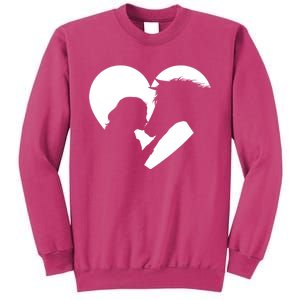 Horse Lover Girl Kissing Horses Horseman Horseback Riding Sweatshirt