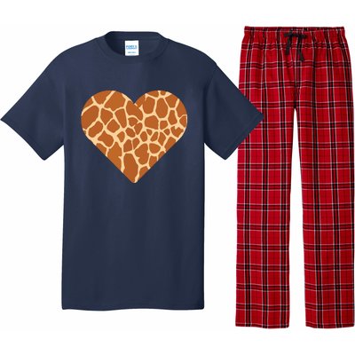 Heart Love Giraffes Gifts Pajama Set