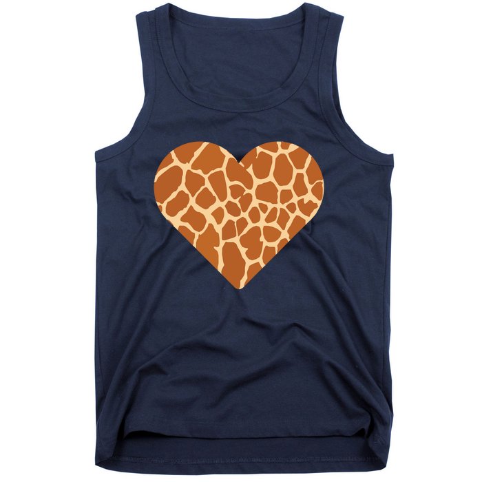 Heart Love Giraffes Gifts Tank Top