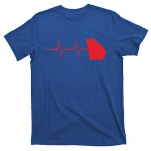 Heartbeat Love Georgia Proud Georgian Cute Gift T-Shirt